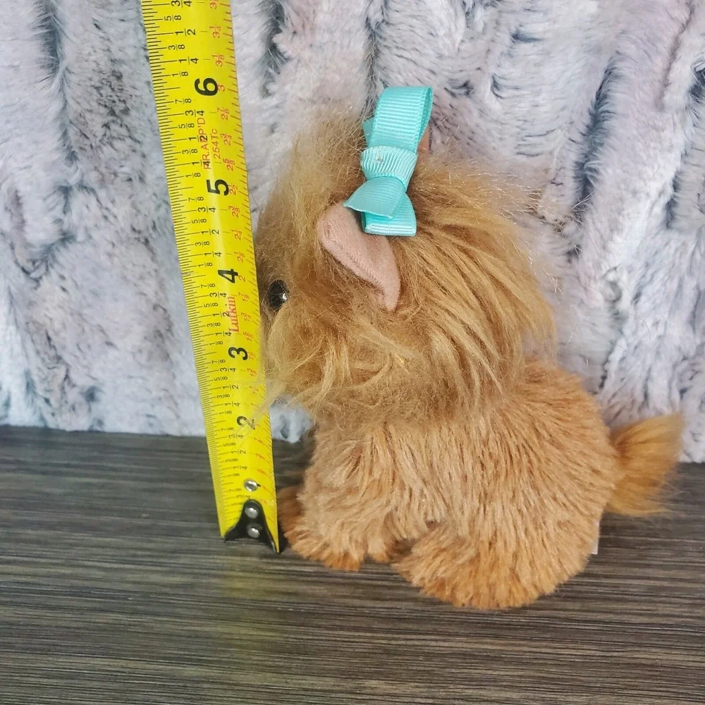 HK City Toys Mini Shaggy Brown Puppy Dog Pet For 18